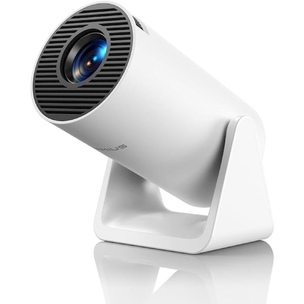 JOYBUY 14000 Lumen Mini Projector – WiFi6, Bluetooth, 4K Full HD 1080P, Auto Keystone, 270° Rotatable