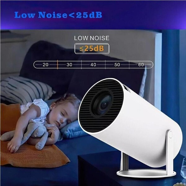 JOYBUY Portable Mini LED Projector – WiFi, Android, HD 1080P, HDMI Support