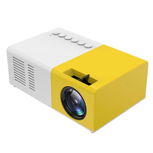 JOYBUY Portable Mini LED Home Theater Projector – 15 ANSI Lumens, 1920×1080P