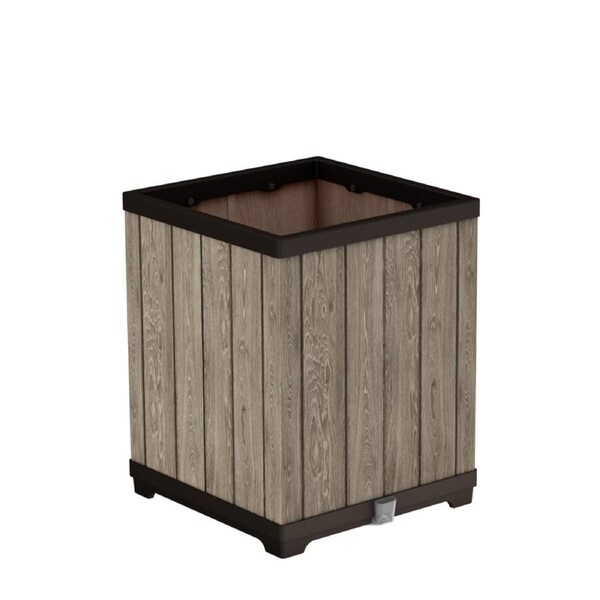 Keter Signature Tall Planter- Ashwood Look