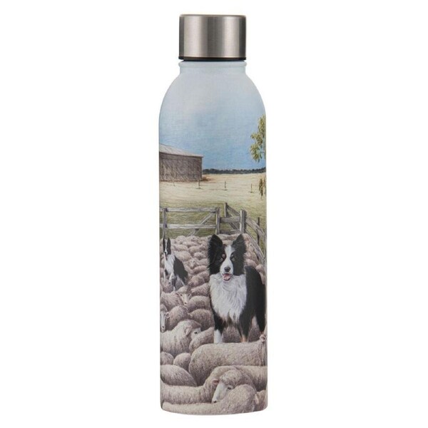 Ashdene Working Dogs Sheep Yard Stainless Steel Drink Bottle Tumbler 500ml