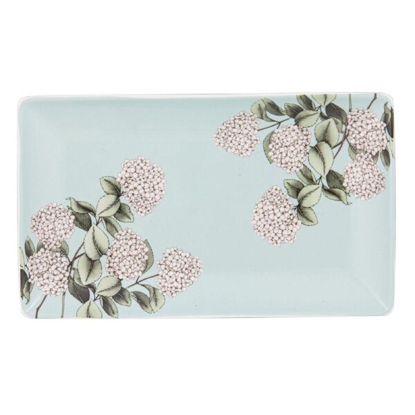 Ashdene Secret Garden Rectangle Dish New Bone China Platter 25.5x15.5cm Mint