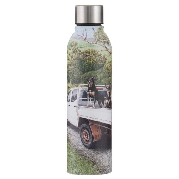Ashdene Working Dogs Ute Stainless Steel Drink Bottle Tumbler 500ml