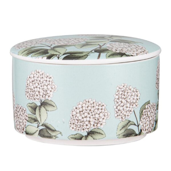 Ashdene Secret Garden New Bone China Jewellery Trinket Box 400ml Mint