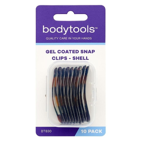 Bodytools Gel Coated Snap Clips Shell 10 Pack