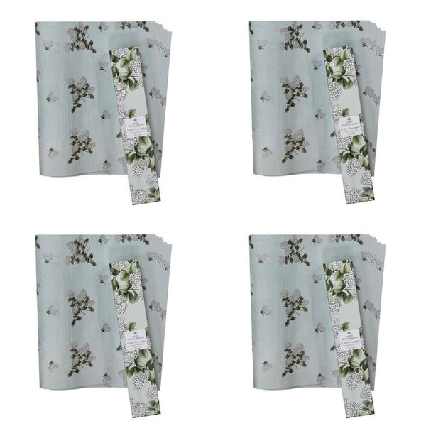 4x 6pc Ashdene Secret Garden Fresh Linen Scented Fragrant Drawer Liners 58.5cm