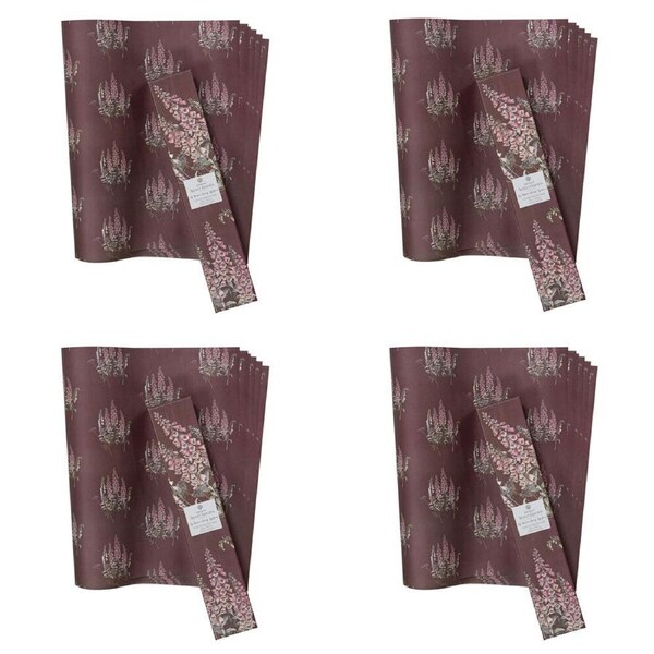 4x 6pc Ashdene Secret Garden Sandalwood Scented Fragrant Drawer Liners 42x58.5cm
