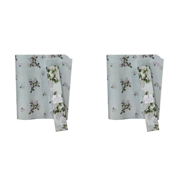 2x 6pc Ashdene Secret Garden Fresh Linen Scented Fragrant Drawer Liners 58.5cm