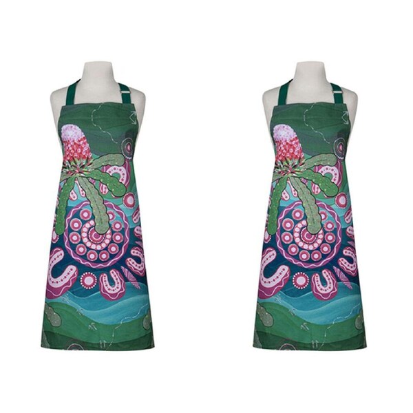 2PK Ashdene Spirit Land Beauty In Country Kitchen Cooking Apron 70x89cm