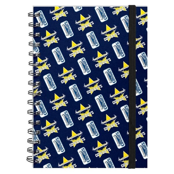 North QLD Queensland Cowboys NRL Rugby League Official Notebook A5