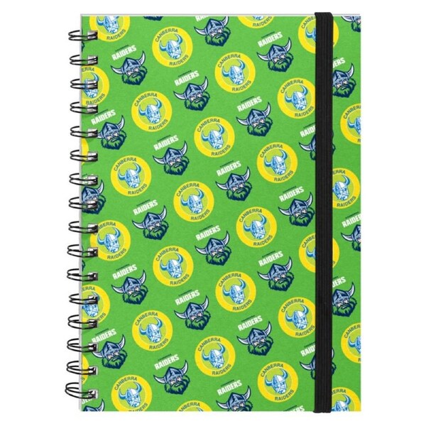 Canberra Raiders NRL Rugby League Official Notebook A5