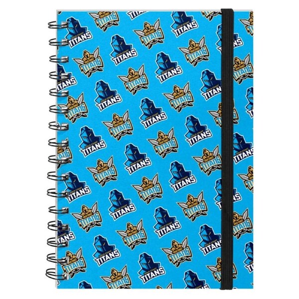 Gold Coast Titans NRL Rugby League Official Notebook A5