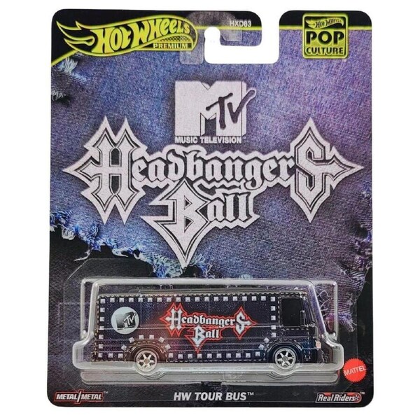 Hot Wheels Premium Pop Culture MTV Headbangers Ball HW Tour Bus