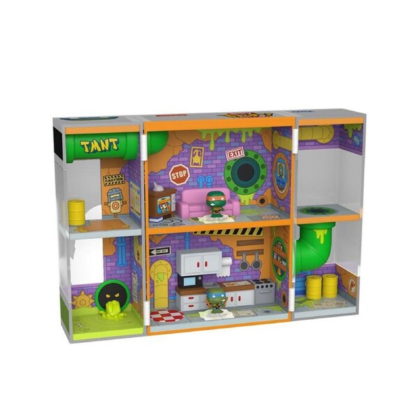 Funko Teenage Mutant Ninja Turtles Sewer Lair Bitty Pop! Box Playset Toy