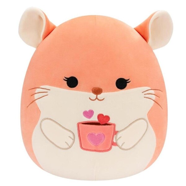 Squishmallows Valentines Day Erica the Chinchilla 12 inch Plush