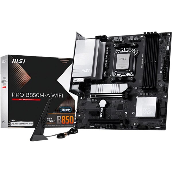 MSI Pro B850M-A WIFI mATX Motherboard (PRO B850M-A WIFI)