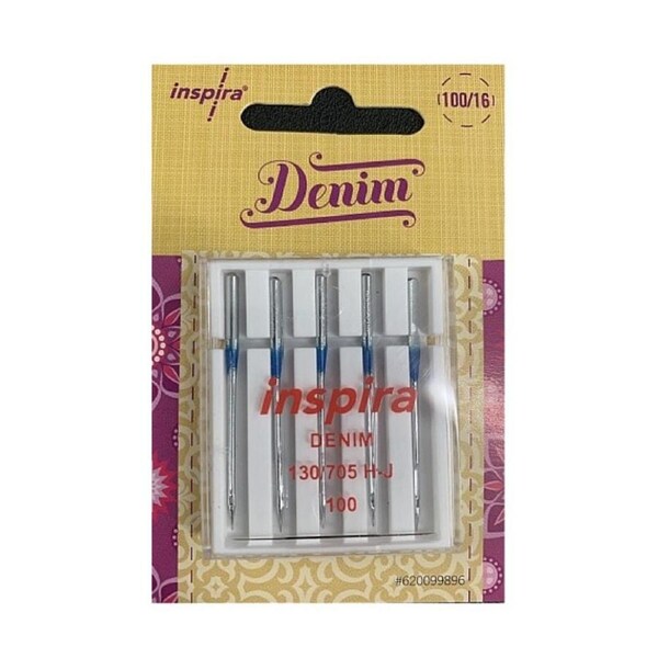 Inspira Sewing Machine Universal 100/16 Needles Pack of 5