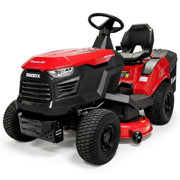 BAUMR-AG 38" Ride On Mower Tractor, Electric Start, 14hp 452cc, Hydrostatic, 100kg Towing, 7 Cut Heights