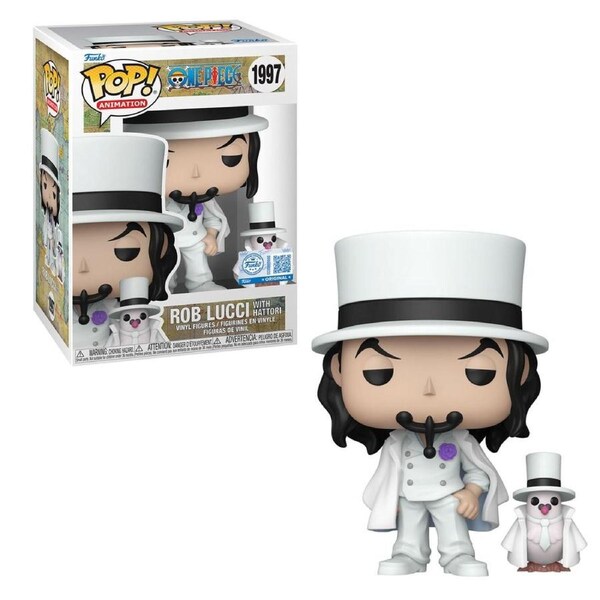 One Piece Rob Lucci With Hattori Funko POP! Vinyl