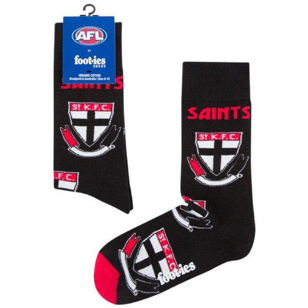 St Kilda Saints Foot-ies Organic Cotton Socks