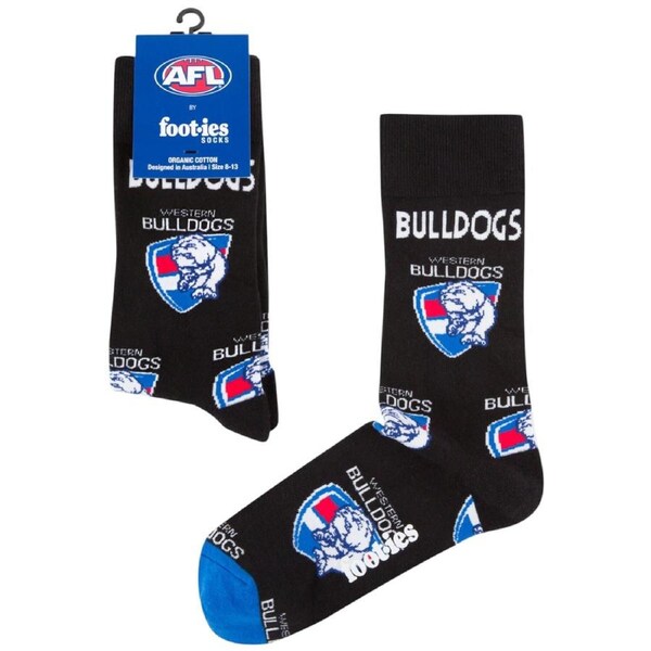 Western Bulldogs Foot-ies Organic Cotton Socks