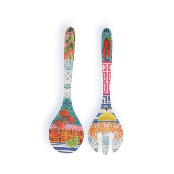 La La Land Mediterranean Summer - Salad Servers
