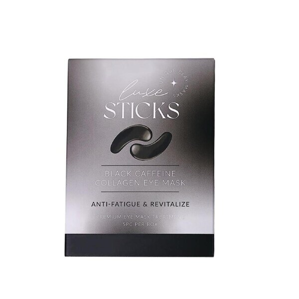 LuxeSticks Black Caffeine Collagen Eye Mask