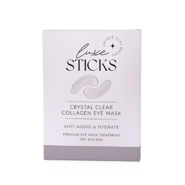 LuxeSticks Crystal Clear Collagen Eye Mask