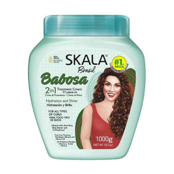 Skala Brasil Babosa 2-in-1 Hair Treatment Conditioning Cream 1000g