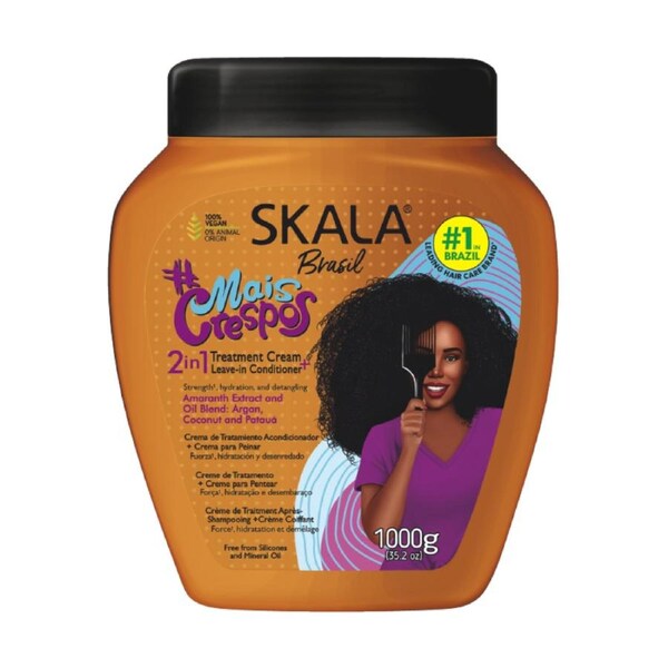 Skala Brasil Mais Crespos Super Curly 2-in-1 Hair Treatment Conditioning Cream 1000g