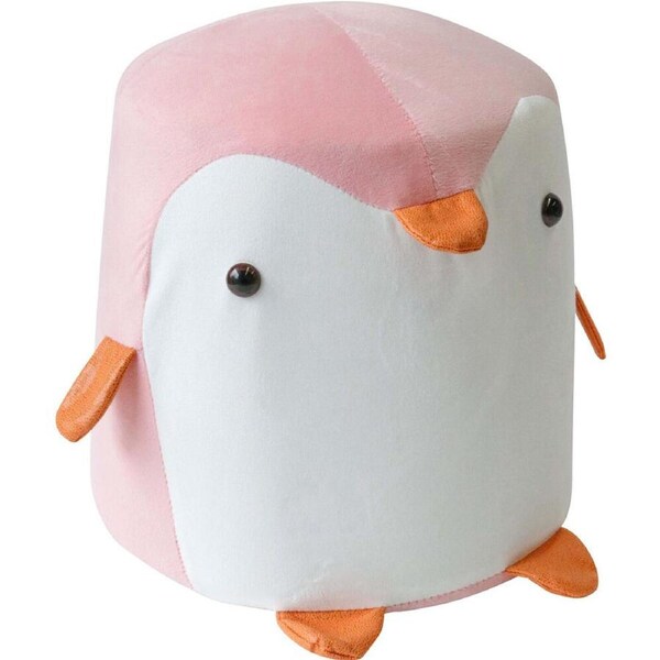 LVD Wooden Miss Puddles Penguin Stool Childrens Chair 25x27.5cm Pink/White