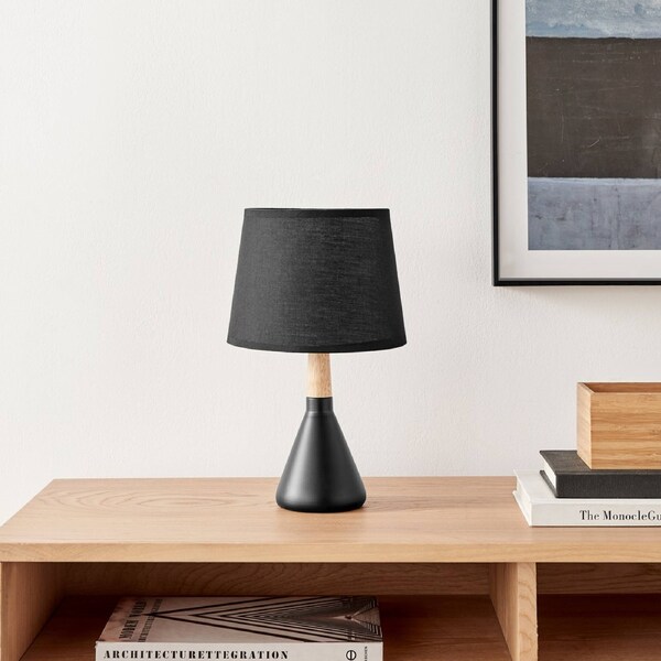 Sherwood Preston Table Lamp Black