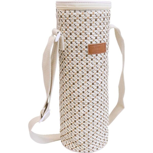 LVD Milo Insulated 750ml Wine Bottle Cooler Storage Bag 12x33cm Natural