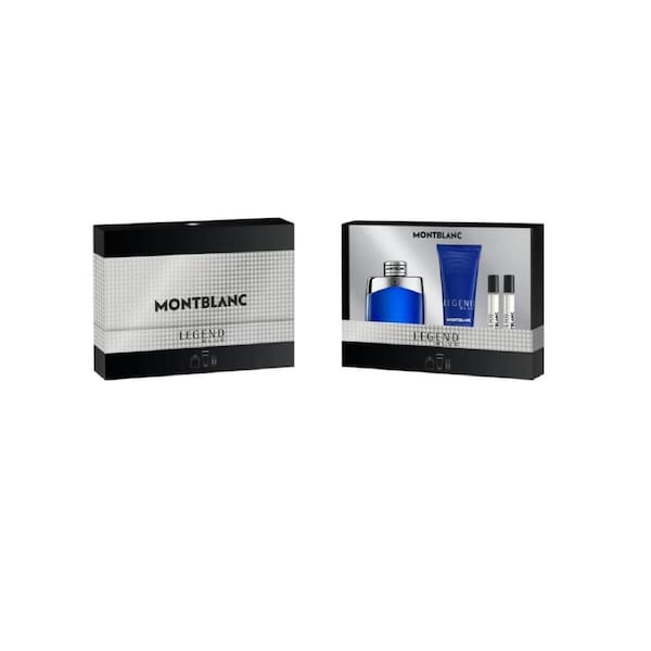 Mont Blanc Legend Blue EDP 100ml 4 Piece Gift Set