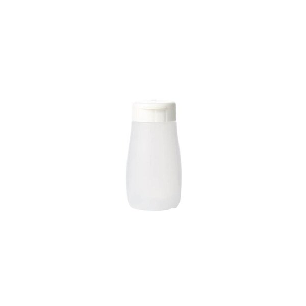 Chef Inox Soft Squeeze Shaker Bottle - Cream Cap, 200ml, Box of 10