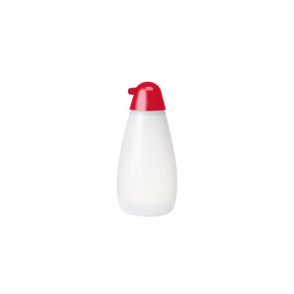 Chef Inox Squeeze Bottle with Oil Pourer - Red Cap, 300ml, Box of 10
