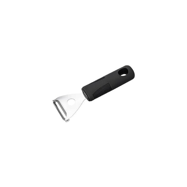 Chef Inox Easy Grip Stainless Steel Y Peeler with Black Handle - 160mm