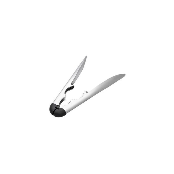 Chef Inox Stainless Steel Seafood/Nut Cracker with Polypropylene Black Tip - 185x52mm