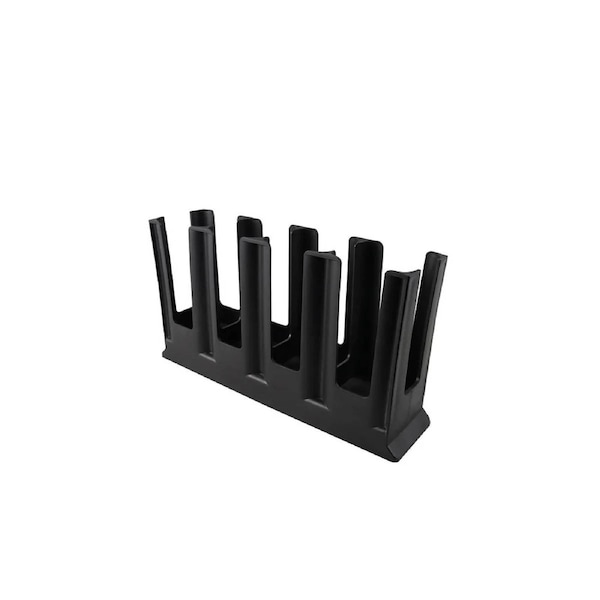 Chef Inox 4-Compartment Horizontal Cup Organiser - Black
