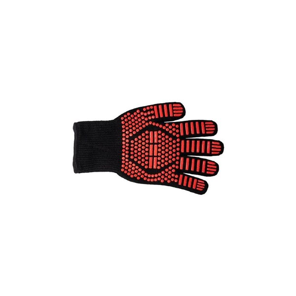 Chef Inox Flame Retardant Oven Glove - 300mm, Red