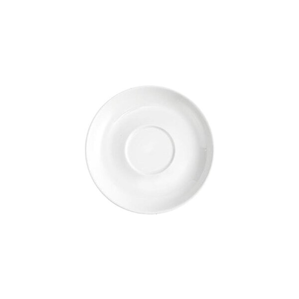 Tablekraft Core White Banquet Coffee Saucer - 149mm, Box of 6