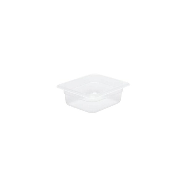 Chef Inox GN Polypropylene Storage Container - GN 1/6 x 65mm, Clear
