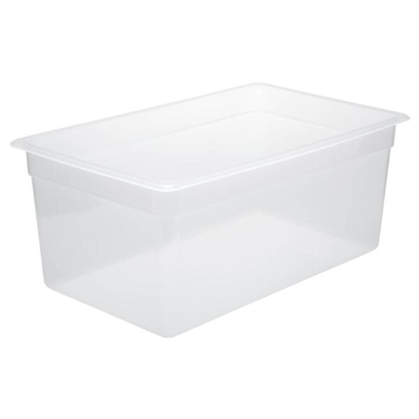 Chef Inox GN Polypropylene Storage Container - GN 1/1 x 65mm, Clear