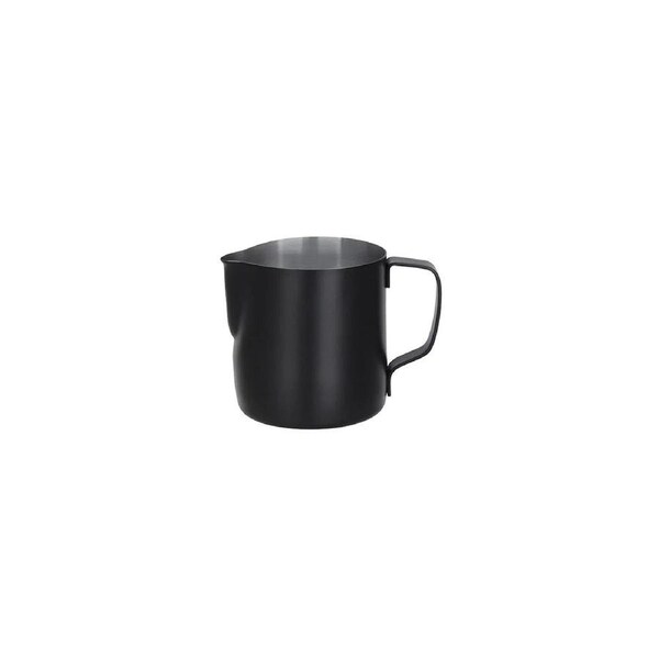 Brew Powder Coated Stainless Steel Milk Frothing Jug 350ml - Black