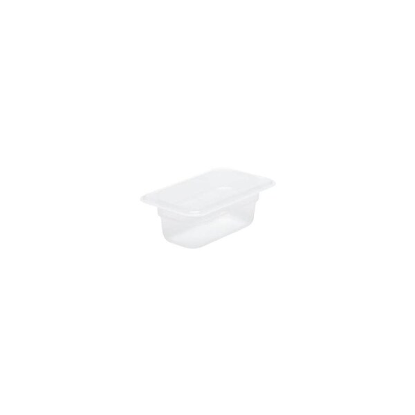 Chef Inox GN Polypropylene Storage Container - GN 1/9 x 65mm, Clear
