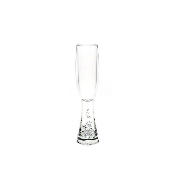 D-Still Polycarbonat Champagne Flute Bubble Base - 180ml , Box of 4