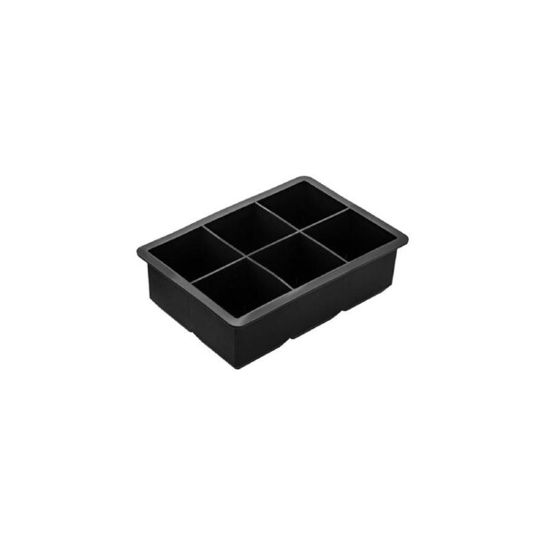 Zanzi Silicone Square Ice Cube Tray - 6 Hole