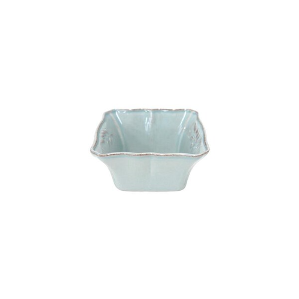Costa Nova Alentejo Turquoise Square Bowl - 123mm, 360ml (Box of 6)