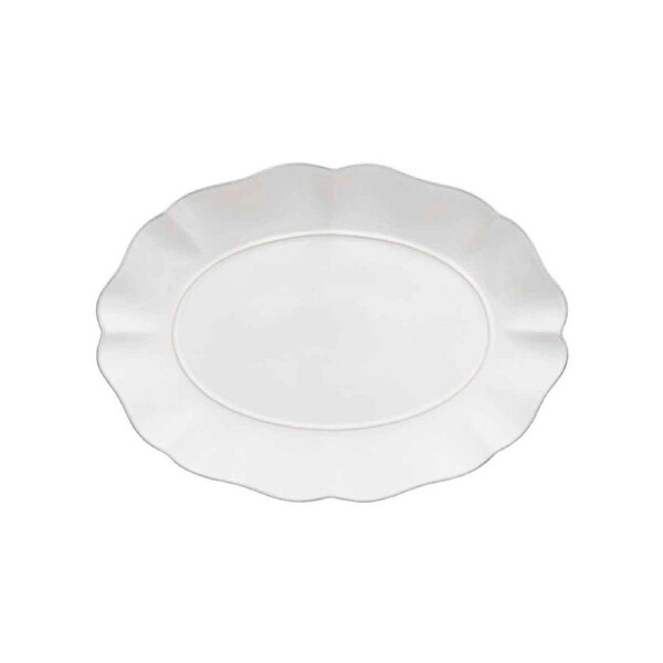 Costa Nova Rosa Branco Oval Platter - 400x288mm