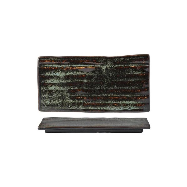 Tablekraft Fusion Sushi Plate - 282x150mm, Patina , Box of 4